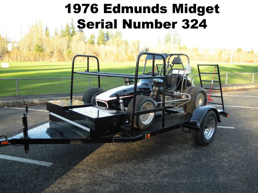1976 Don Edmunds Midget Open Wheel Circle Track Vintage Race Sprint Car #324