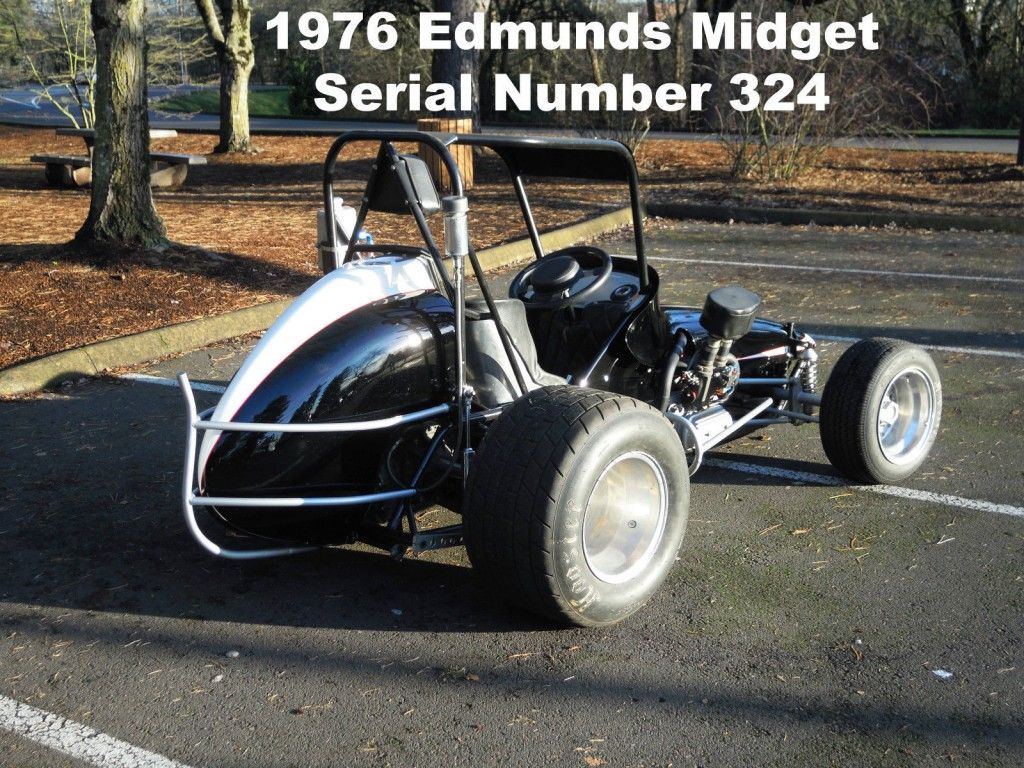 1976 Don Edmunds Midget Open Wheel Circle Track Vintage Race Sprint Car #324