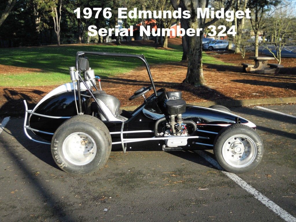 1976 Don Edmunds Midget Open Wheel Circle Track Vintage Race Sprint Car #324