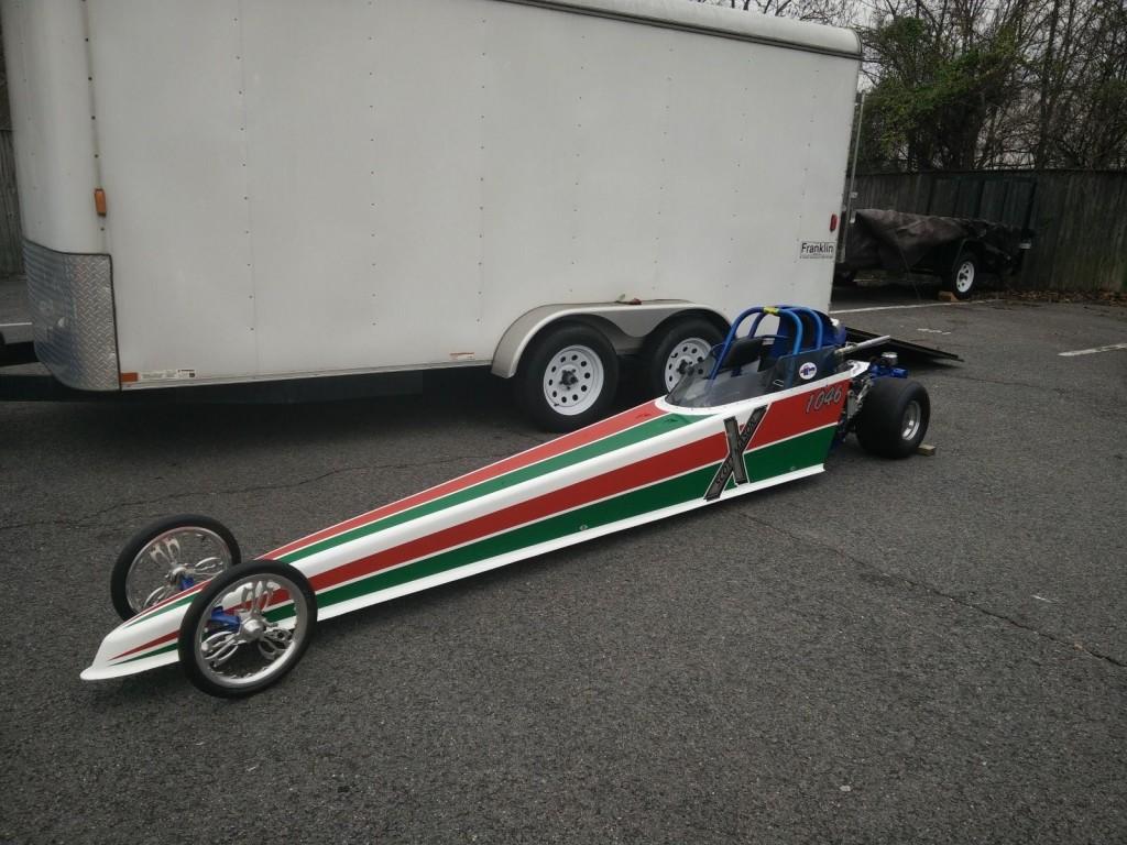 2007 Halfscale Jr. Dragster with Trailer in mint Condition race ready