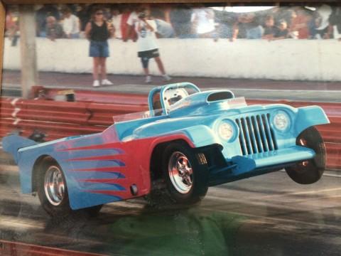 Jeep Willys Roadster Altered Drag Car Chassis for sale