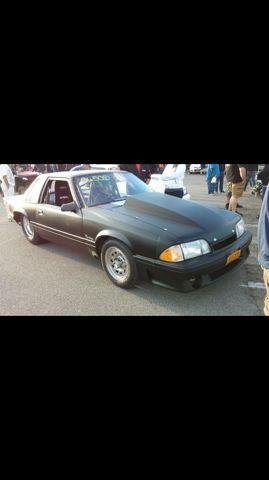 1989 Ford Mustang Notchback Drag Car Twin Turbo SBF 7.50 Cert.