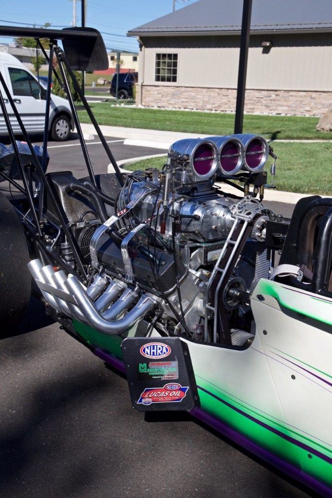 235 INCH ED QUAY REAR ENGINE DRAGSTER