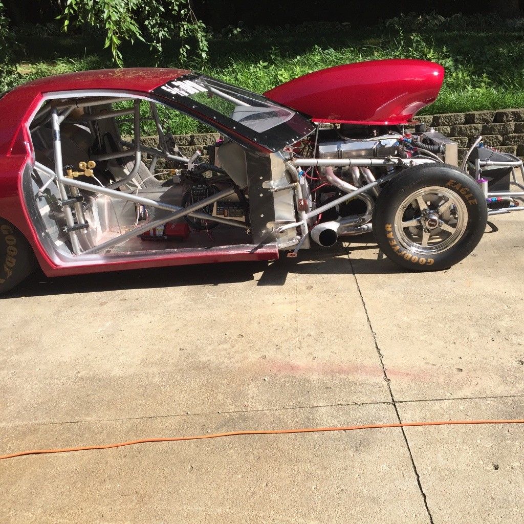 2002 Pontiac Firebird glassteck body mild steel chassis Drag race car