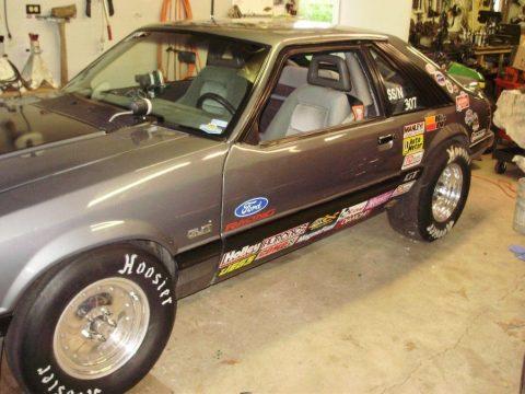 1985 Ford Mustang hatchback drag race car for sale