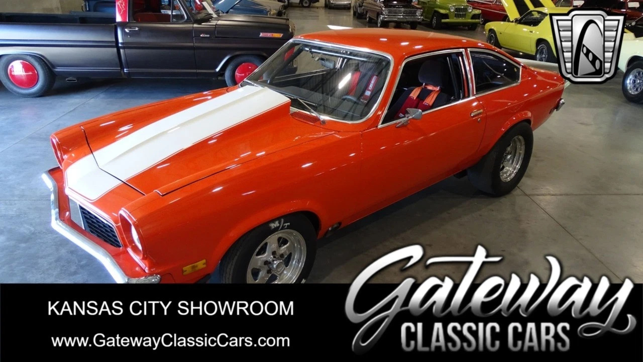 Orange 1973 Chevrolet Vega Twin Turbo Built 6.0 Liter LS 400 for sale