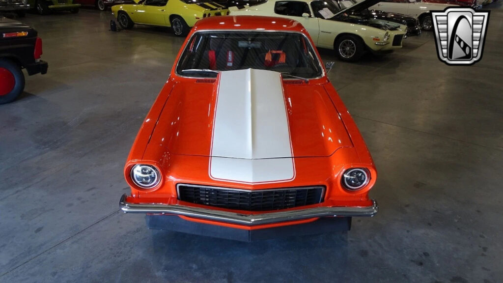 Orange 1973 Chevrolet Vega Twin Turbo Built 6.0 Liter LS 400