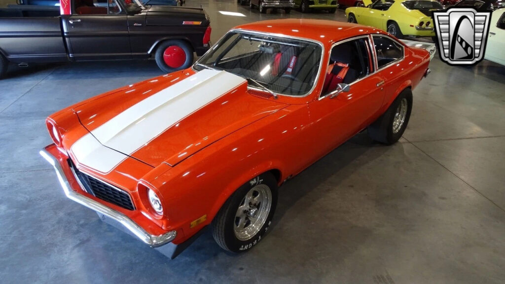 Orange 1973 Chevrolet Vega Twin Turbo Built 6.0 Liter LS 400
